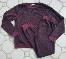 Hunkemöller Hausanzug Homewear Leo Gr. S Hose/Leggings + Pullover Fleece Frottee