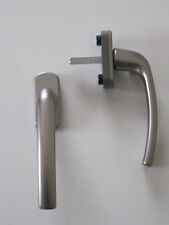 MACO SYMPHONY Fenstergriff Alu F9 - Stahl - Titan  Fensterolive Nocken 10 mm