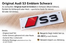 Genuine Audi S3 lettering