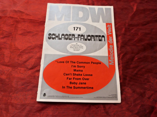 Schlager favoriten 171 noten - 171,