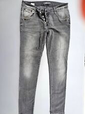 Mavi Serea Jeans grau schwarz W31 L32 mid rise super skinny destroyed Stretch