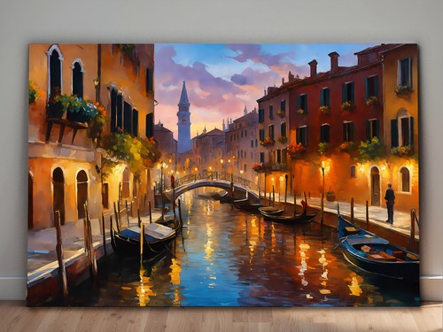 Abenddämmerung venedig - abenddämmerung, in