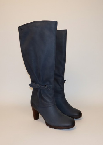 Caprice stiefel grau leder mit - leder,
