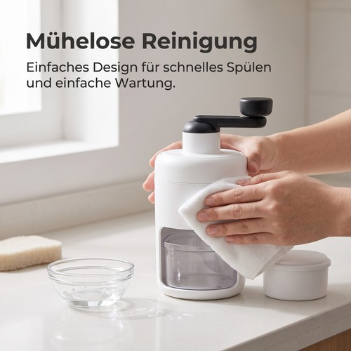 Manuelle eismaschine mit - manuelle,