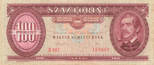 Ungarn hungary 100 forint 1989 - forint,