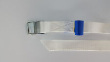 Zurrgurte 25mm x 3,0m weiss mit Klemmschloss LC 250daN Zurrgurt Spanngurt