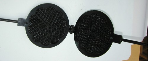 Altes herz waffeleisen aus - waffeleisen,