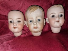 3 x Alte Antike Puppen