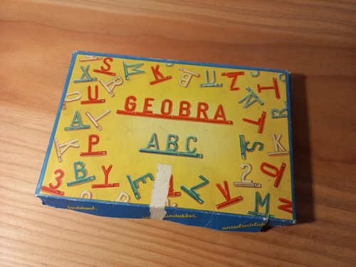 Alter setzkasten geobra abc - alter,