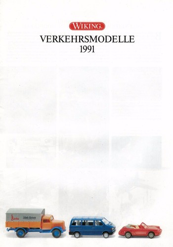 Wiking verkehrsmodelle 1991 - verkehrsmodelle,