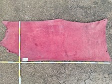 Rindsleder rot-antik ca.3,5-5mm dick Dickleder Lederhaut zur Auswahl