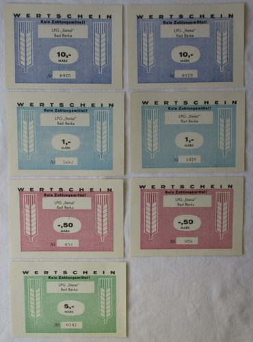 Banknoten bis 10 mark - 0,50,