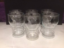 6 x East Germany 0,2 l Superfest Saftglas GDR Vintage