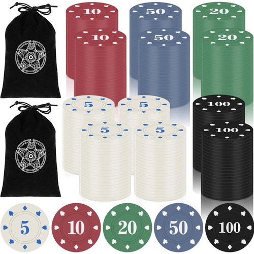 Pokerchips set 240 stück - pokerchips,