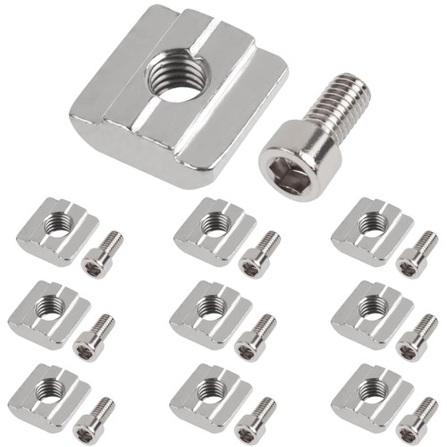 Nutensteine set nut - m8, t-nut