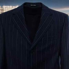 UNGARO Nadelstreifenanzug Blau