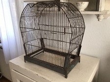 Alter Vogelkäfig Shabby Frankreich Drahtkäfig Vintage Garten Brocante Landhaus