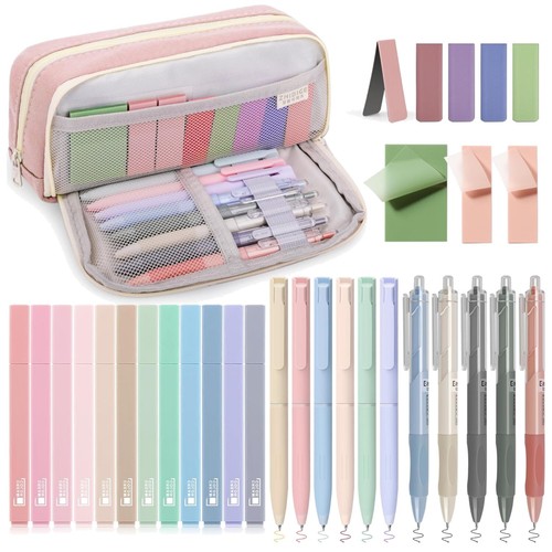 Schulsachen set mäppchen rosa - mäppchen,