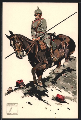 Künstler ludwig hohlwein - künstler-ak,