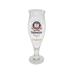Erdinger alkoholfrei bier - bier, glas
