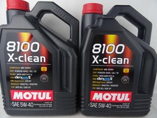 Motul 5W40 8100 X-Clean SAE 5W-40 Motorenöl Öl Benzin Diesel 10 Liter 109226 