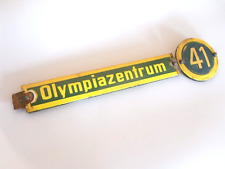 Orig. Olympiazentrum Emaille