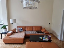 Ewald Schillig Ledercouch mit