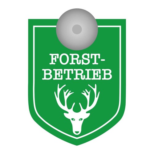 Forstbetrieb saugnapfschild - forstbetrieb,
