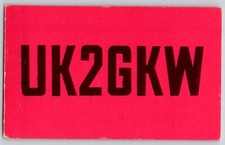 Qsl Radio Ham Card Moscow