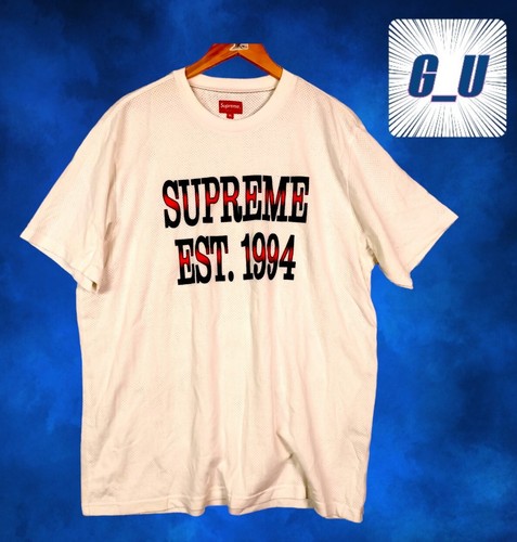 Supreme est 1994 tee - supreme, white