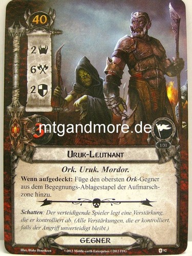 Lord the rings - rings, lcg