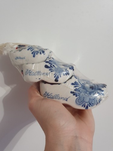 3er set keramik holzschuhe - keramik,
