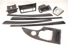 BMW 5er E60 E61 LCI Dekorleisten Interieurleisten Diamantschwarz 1360177