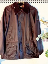 Original Wachsjacke, Barbour'Bedale' Unisex, NEU, C 32/91 cm braun