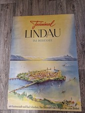 Altes Reiseplakat Lindau Am