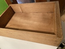 Alte Schublade Eiche massiv