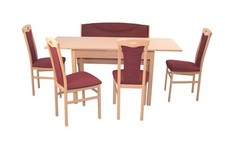 6tlg. Sitzgruppe, Essgruppe 6tlg., Spar-Set in 6Farben, Hochwertige Sitzgruppe