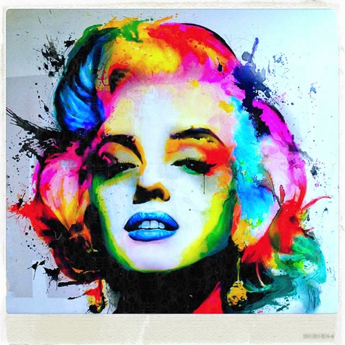 Motiv marilyn monroe colorful - marilyn,