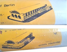 Anhalter Bahnhof von OTTO´S Fibelverlag Maßstab 1:87 Karton - Modellbaubogen