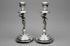 Paar Kerzenleuchter, 800er