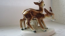 Porzellanfigur  Rehe
