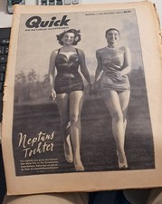 Zeitschrift Magazin Zeitung Quick vom 4.6.1950 75 Jahre alt