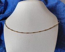 Halskette  46 cm  vergoldet