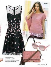 Strickvorlage/-muster für einen Strickpulli und eine Sommerjacke in Rosé