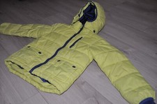 Skijacke Winterjacke von H&M, Gr. 128, gelb, Jacke, Kinder, gefüttert, Kapuze