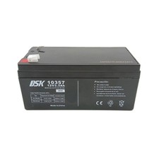 DSK Bleibatterie wiederaufladbare Batterie Energieversorgung 10357 AGM 12V 3 3Ah