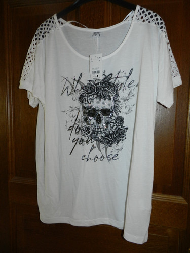 Shirt damen - shirt, totenkopf