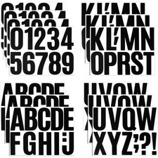 JJUNW 13 Blatt Buchstaben