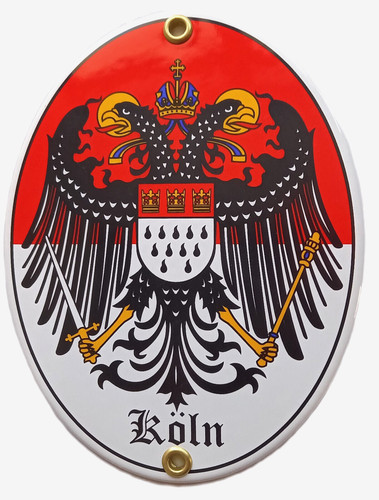 Köln stadtwappen schild - stadtwappen,