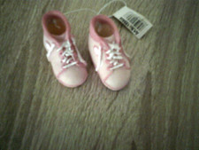 Basteln Baby Schuhe rosa